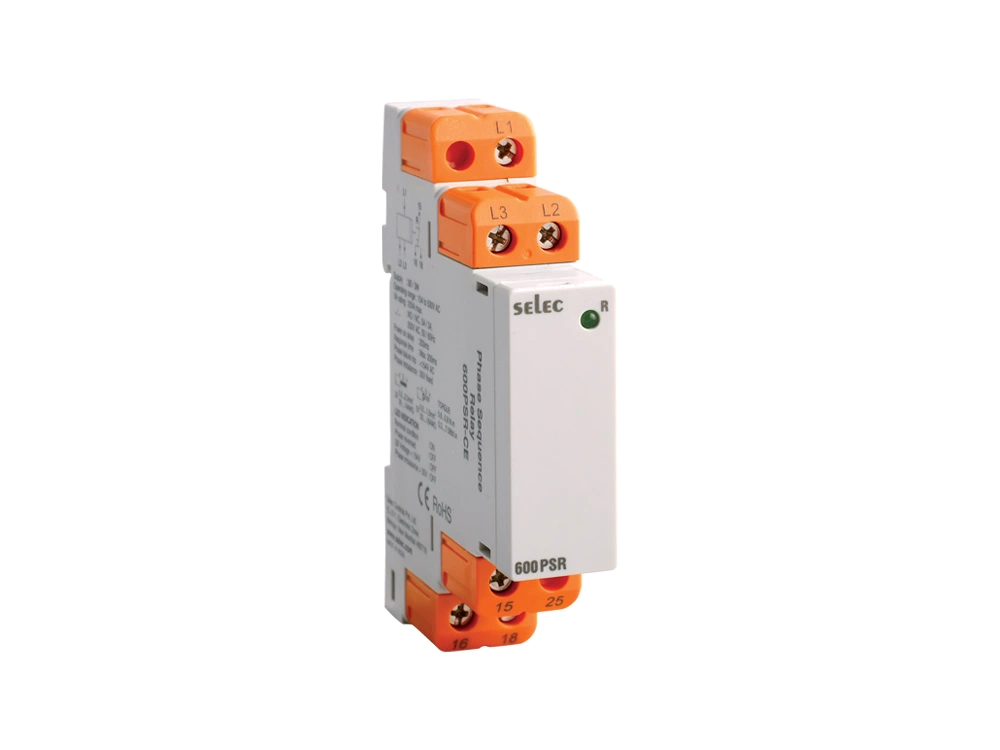 SELEC 600PSR — Phase sequence relay, DIN rail