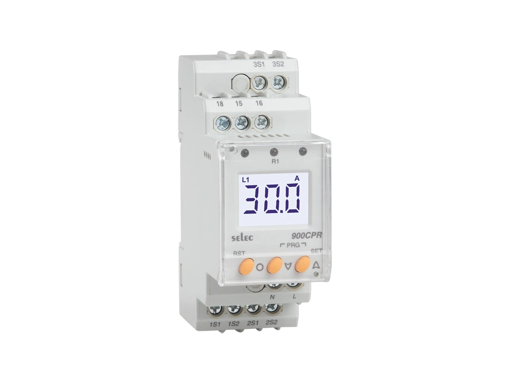 SELEC 900CPR-3-1-BL — Digital 3 phase current protection relay with backlight