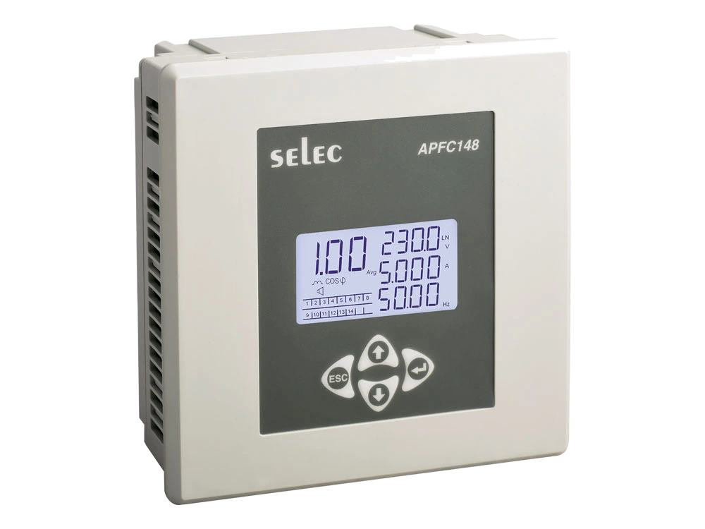 SELEC APFC148 — APFC, LCD, 3Ø, 12 etapas, integrado en - VAF