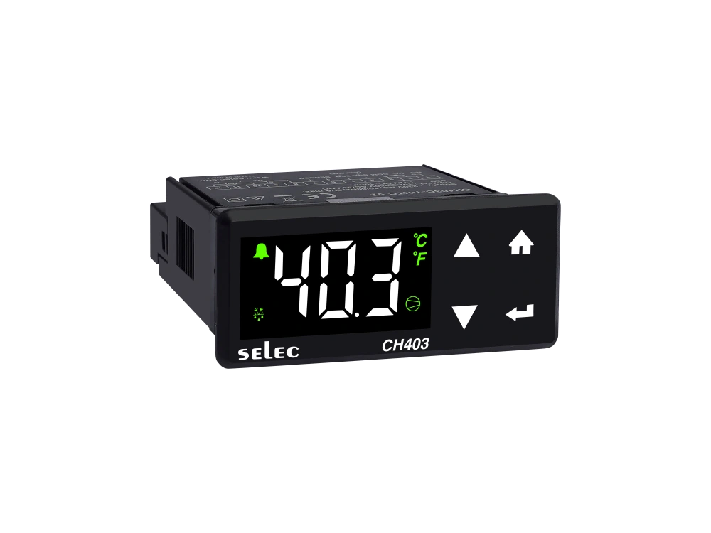 SELEC CH403C — Cooling controller, 3 digit LED display, touch keypad