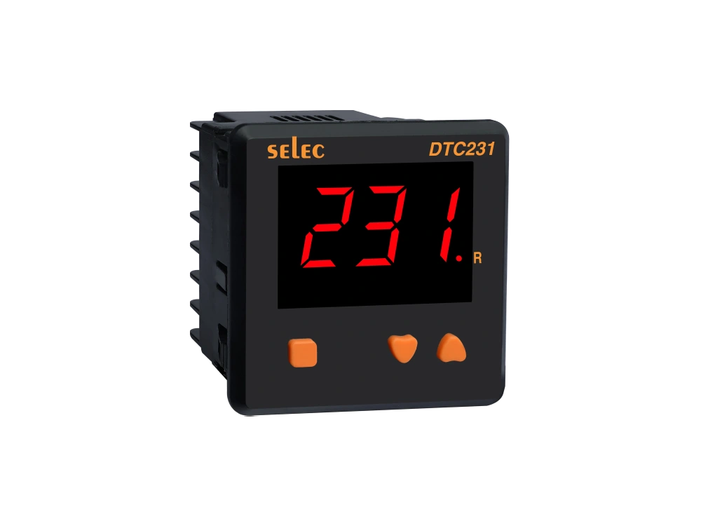 SELEC DTC231 — Un punto de consigna, salida de relé / SSR, 72x72 mm