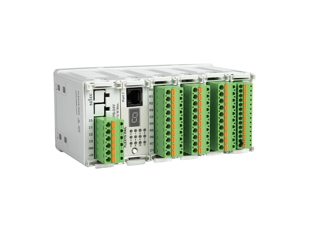 SELEC Flexys Rail — Modular blind PLC