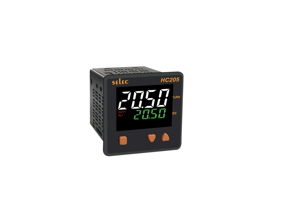 SELEC HC205 — 4 digit dual display humidity controller