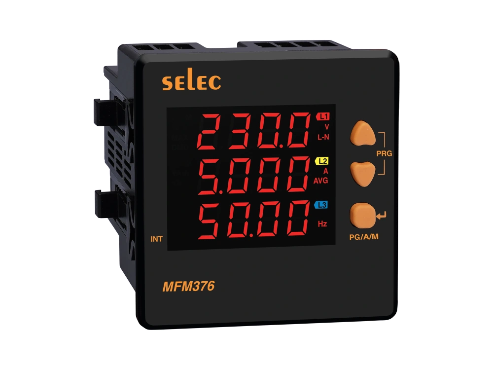 SELEC MFM376 — Medidor multifunción LED