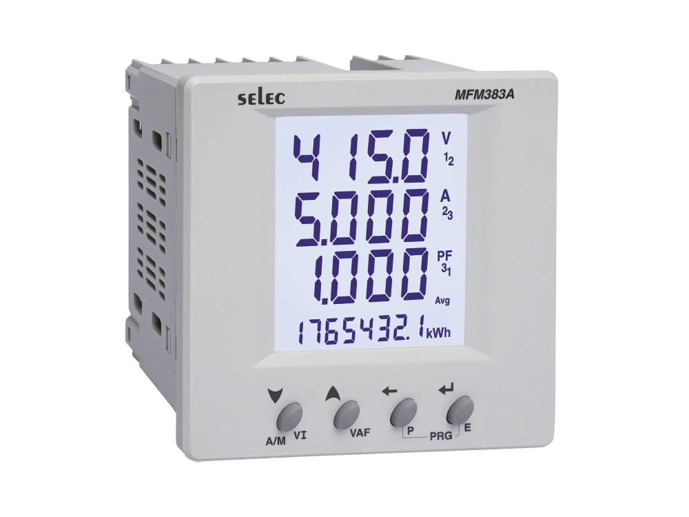 SELEC MFM383A — Medidor multifunción LCD económico