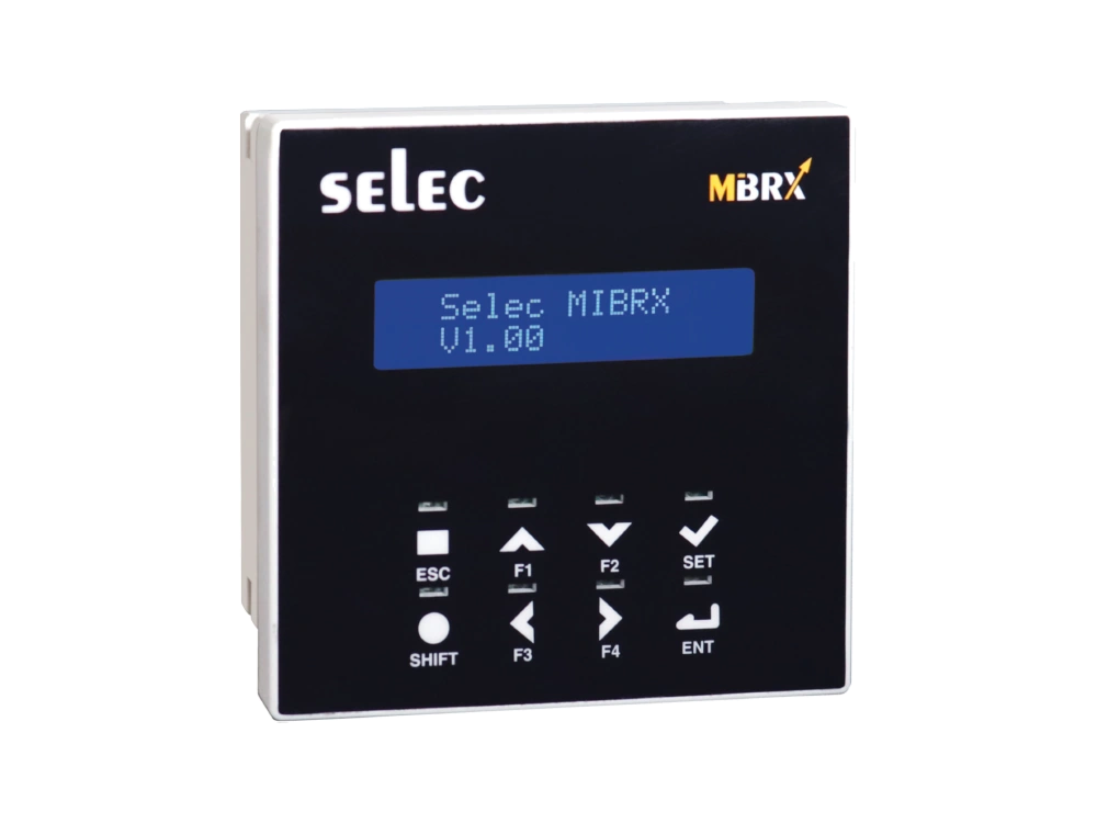 SELEC MiBRX-DSP-IND-96-8-2-16-B — 2 line LCD text display