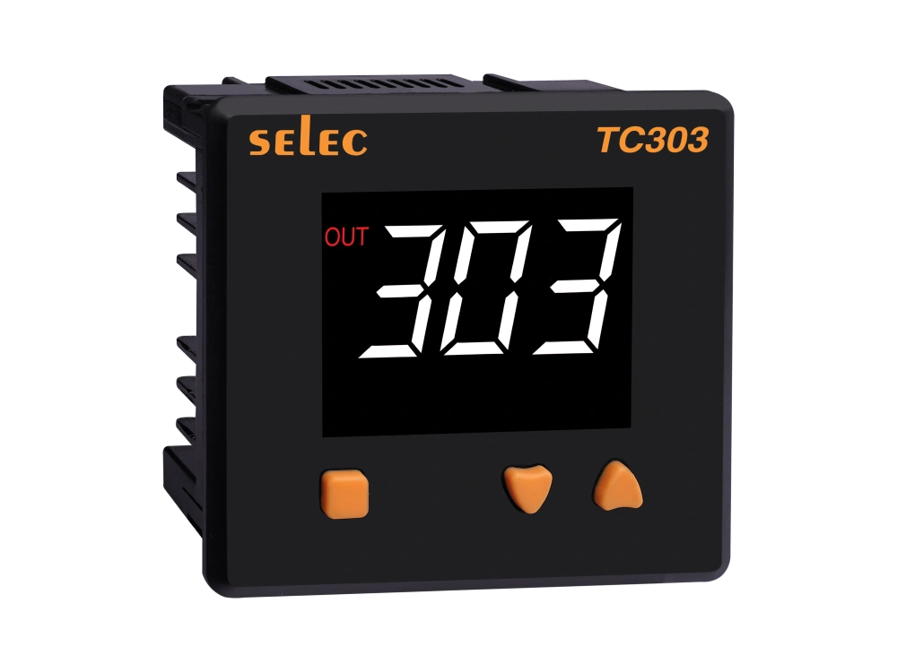 SELEC TC303CX — TC/RTD input, 10A relay, 96x96mm