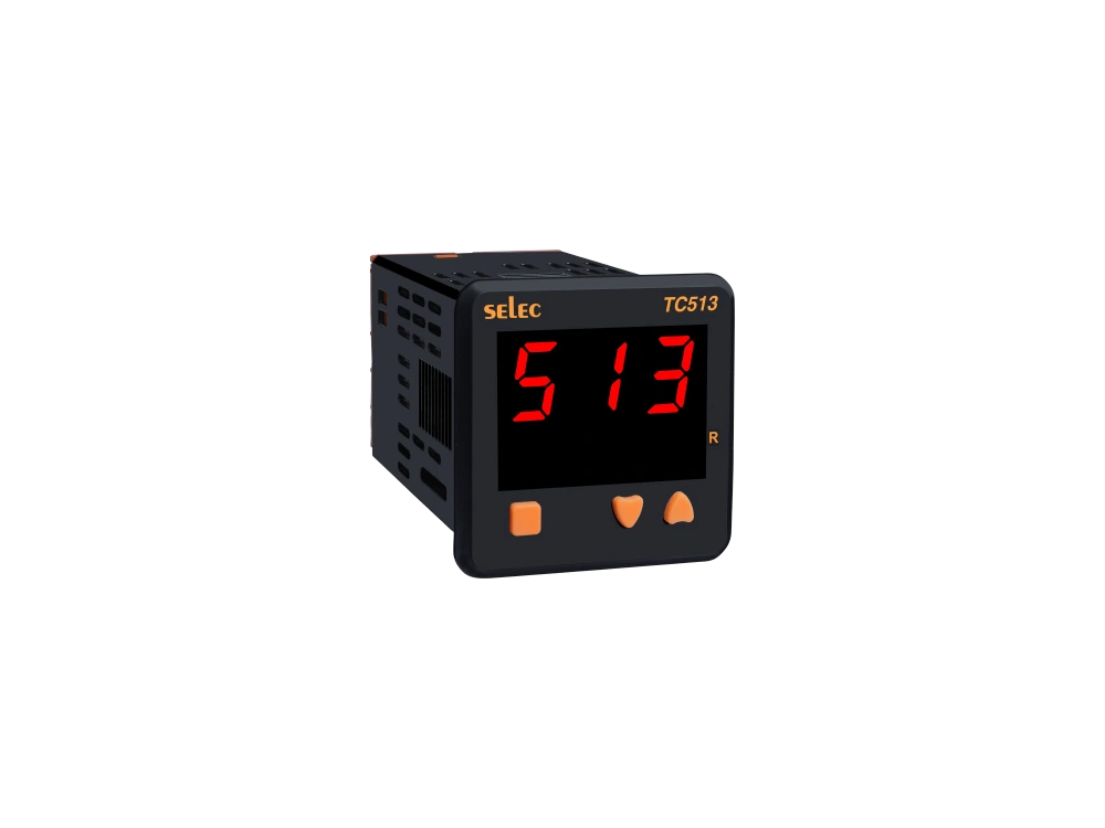SELEC TC513AX — Pantalla única, salida de relé / SSR 48x48 mm