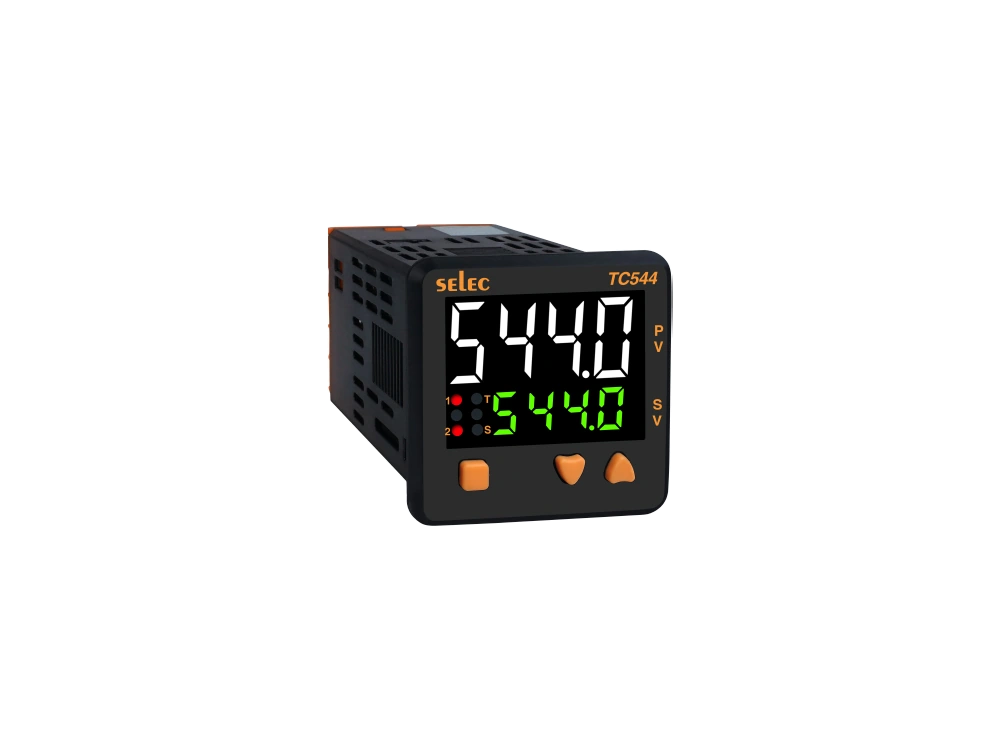 SELEC TC544C — White and green dual display, 2 SPST relay output