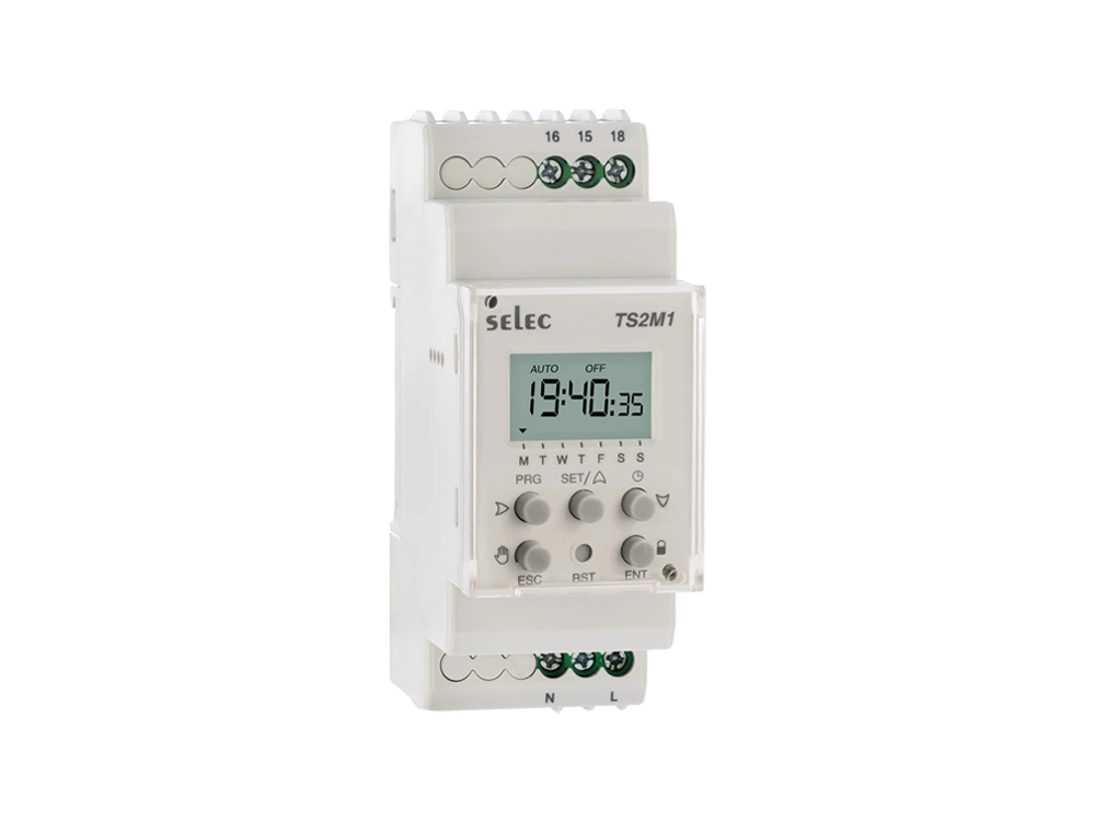 SELEC TS2M1-1-16A — 1 channel - DIN rail daily/weekly
