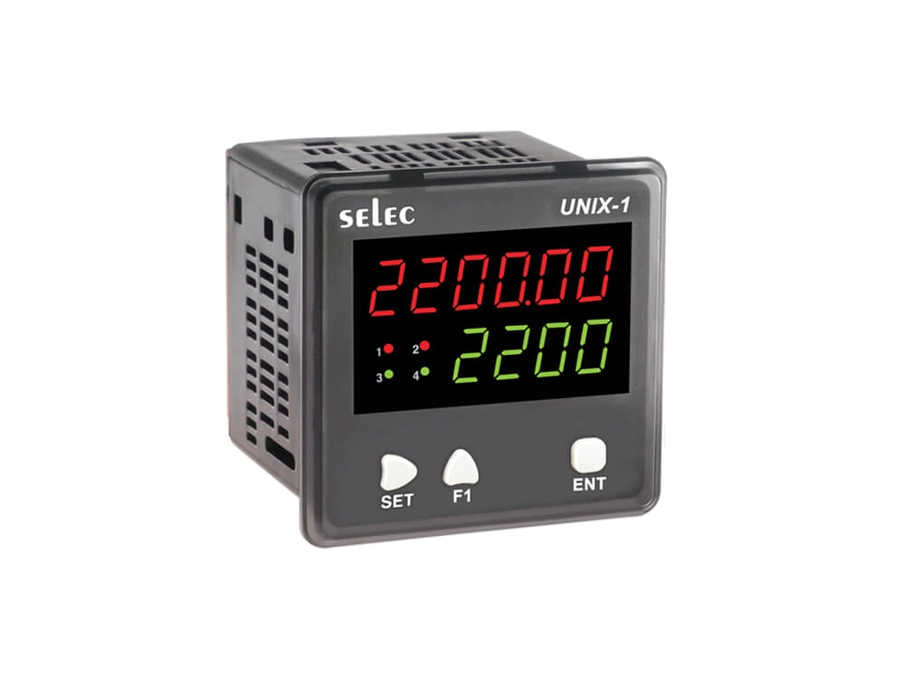 SELEC UNIX-1 — Economical PLC with temp, current, voltage AI