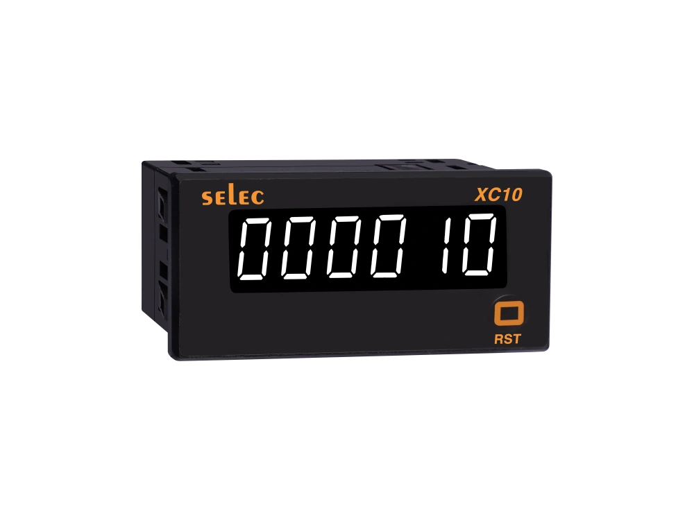 SELEC XC10 — Count totaliser / rate indicator, 48x96 mm