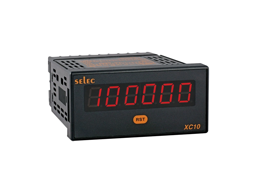 SELEC XC10D — 6 digit LED count totaliser, 48x96mm