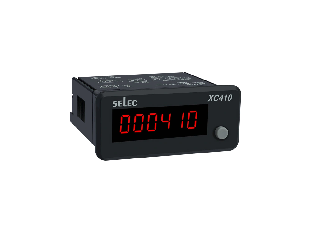 SELEC XC410B — Count totaliser, universal supply, 36x72mm