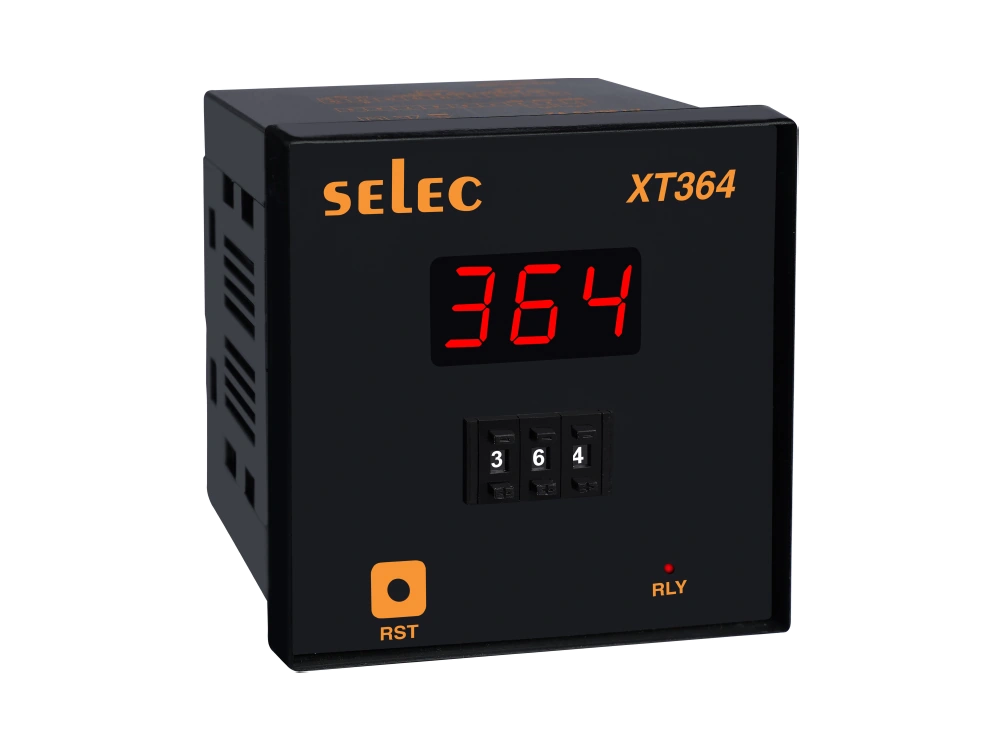 SELEC XT364-3 — On delay / interval, 6 time ranges, 96x96mm